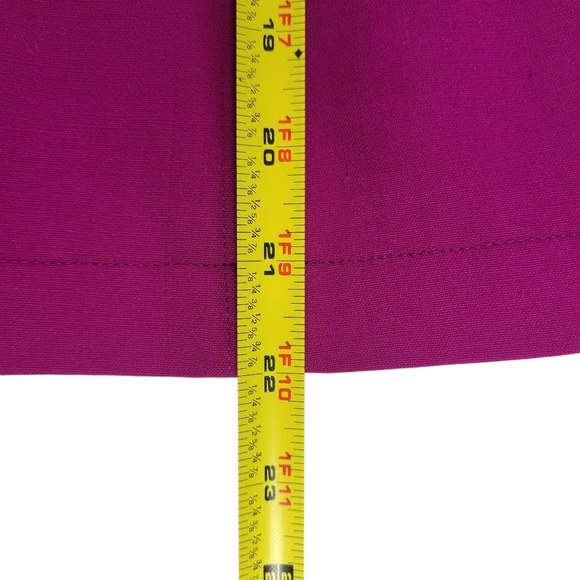 Lauren Ralph Lauren Jacket Women Size 2 Purple Fuchsia Double Breasted - Picture 9 of 12